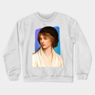 British Writer Mary Wollstonecraft illustration Crewneck Sweatshirt